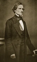 Jefferson Davis, Präsident der Südstaatenkonföderation, 1859-60